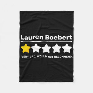 Anti-GOP Lauren Boebert Colorado Politischer Humor Fleecedecke