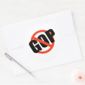 ANTI GOP RUNDER AUFKLEBER (Umschlag)