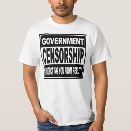 Anti-Goverment T-shirt (Vorderseite)