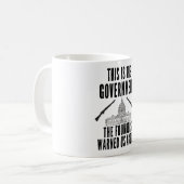 Anti-Government-Patriotische Amerikaner Kaffeetasse (Vorderseite Links)