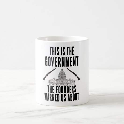 Anti-Government-Patriotische Amerikaner Kaffeetasse (Mittel)