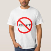 Anti Governor Greg Abbott T - Shirt (Vorderseite)