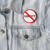 Anti Governor Greg AbbottButton Button (Beispiel)