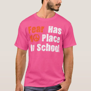 Anti-Gun-Angst hat keinen Platz im Schulabend Gun T-Shirt