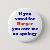Anti-Harper Knopf Button (Vorderseite)