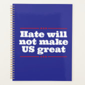 Anti Hate Anti Bullying. Personalisiert Planer (Vorderseite)