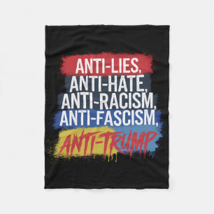 Anti Hate Lies Rassismus Faschismus Widerstand Pro Fleecedecke