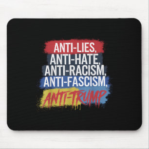 Anti Hate Lies Rassismus Faschismus Widerstand Pro Mousepad