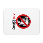 Anti-Hillary-Symbol Magnet (Horizontal)