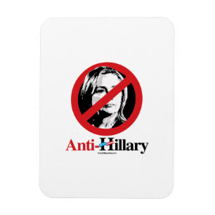 Anti-Hillary-Symbol Magnet