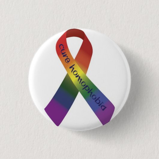 anti Homophobie Button (Vorderseite)