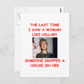 Anti-Hügelklammer Postkarte (Vorne/Hinten)