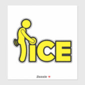 Anti ICE f*ck ICE Anti Deportation resist car Aufkleber (Blatt)