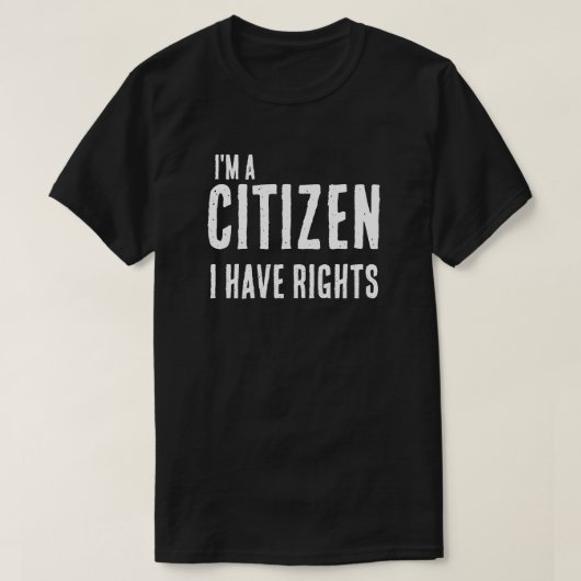 Anti-ICE Ich bin Bürger T-Shirt (Design vorne)