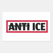 Anti ICE Rechteckiger Aufkleber (Vorderseite)