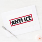 Anti ICE Rechteckiger Aufkleber (Umschlag)