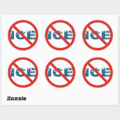 Anti-Ice Runder Aufkleber (Blatt)