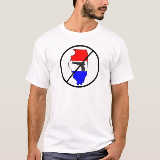 Anti-Illinois Gewehr T-Shirt (Vorderseite)