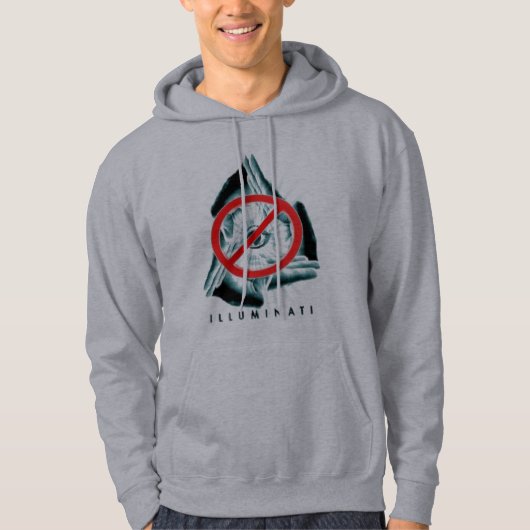 ANTI-ILLUMINATI Hoodie (Vorderseite)