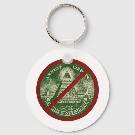 Anti-Illuminati-Schlüsselanhänger Schlüsselanhänger (Vorderseite)