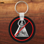 Anti Illuninati Schlüsselanhänger (Vorderseite)