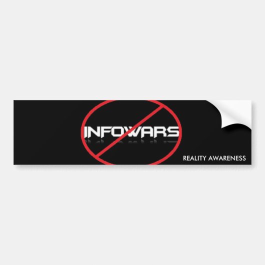 Anti-Infowars Autoaufkleber (Vorne)