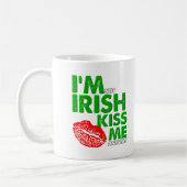 Anti-Irish Kiss Funny Mug Kaffeetasse (Links)
