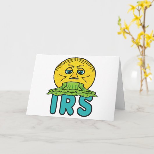 Anti-IRS Karte (Gelbe Blume)
