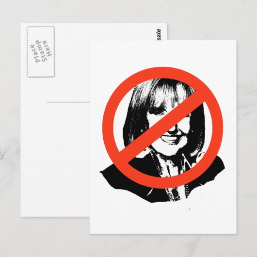 ANTI- JAN BREWER POSTKARTE (Vorne/Hinten)