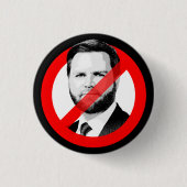 Anti JD Vance Button (Vorderseite)