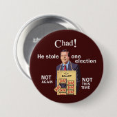 Anti-Jeb Bush 2016 Button (Vorne & Hinten)
