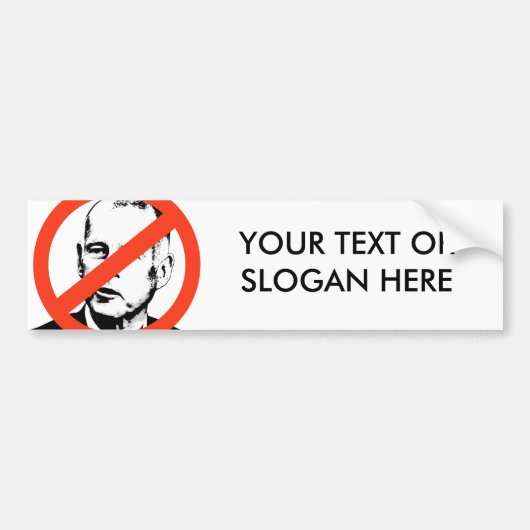 ANTI-JERRY BROWN AUTOAUFKLEBER (Vorne)