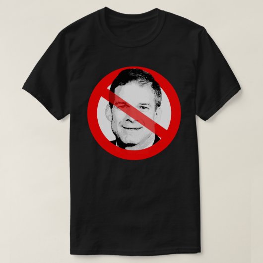 Anti Jim Jordan überquerte das Gesicht T-Shirt (Design vorne)