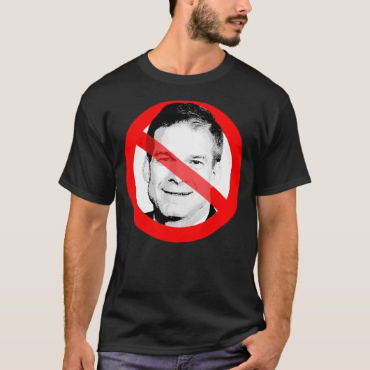 Anti Jim Jordan überquerte das Gesicht T-Shirt (Vorderseite)