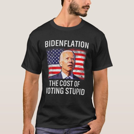 Anti-Joe Biden Bidenflation Inflation Republikaner T-Shirt (Vorderseite)