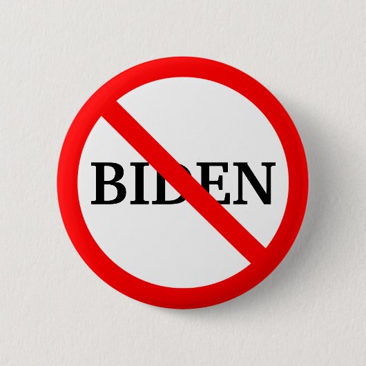 Anti Joe Biden Button (Vorderseite)