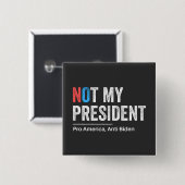 Anti Joe Biden Button (Vorne & Hinten)