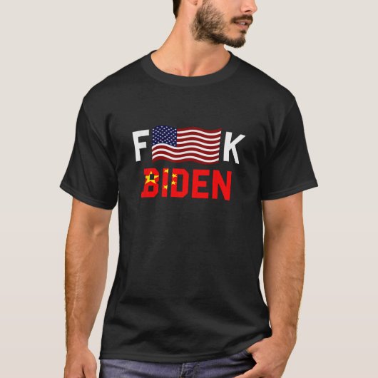 Anti Joe Biden F American Falg K Biden T Shirt (Vorderseite)