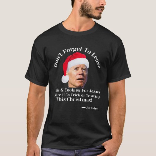 Anti-Joe Biden Funny Christmas Holidays 2021 Joe B T-Shirt (Vorderseite)