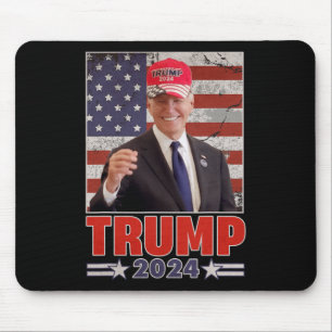 Anti Joe Biden Funny Conservative Donald Trump 202 Mousepad