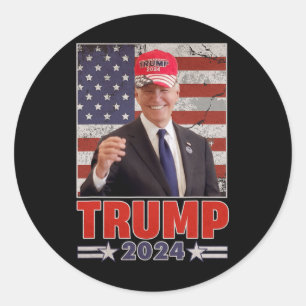 Anti Joe Biden Lustig Konservativ Donald Trump 202 Runder Aufkleber
