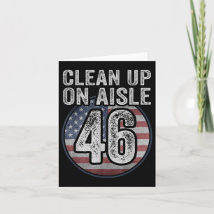 Anti Joe Biden Trump 2024 Back America Clean Up Karte