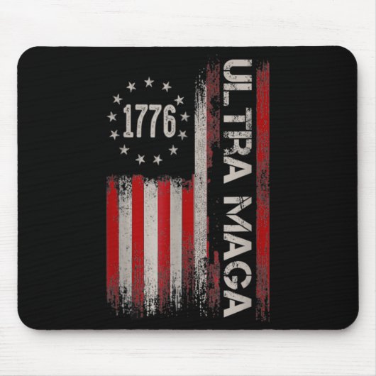 Anti Joe Biden Ultra Maga die Rückkehr der großen Mousepad (Vorne)