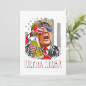 Anti Joe Biden Ultra Maga Einladung (Stehend Vorderseite)