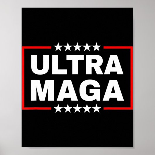 Anti Joe Biden Ultra Maga Poster (Vorne)
