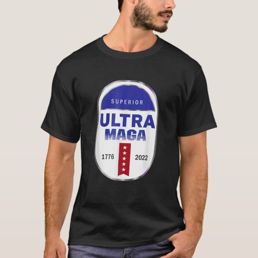 Anti Joe Biden Ultra Maga T-Shirt (Vorderseite)