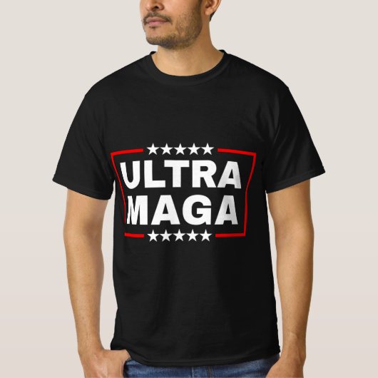Anti Joe Biden Ultra Maga T-Shirt (Vorderseite)