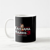 Anti Kamala Harris 24 Pro Trump 2024 Spaß Ka-llam Kaffeetasse (Links)