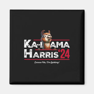 Anti Kamala Harris 24 Pro Trump 2024 Spaß Ka-llam Magnet