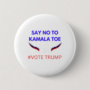 Anti Kamala Harris Button